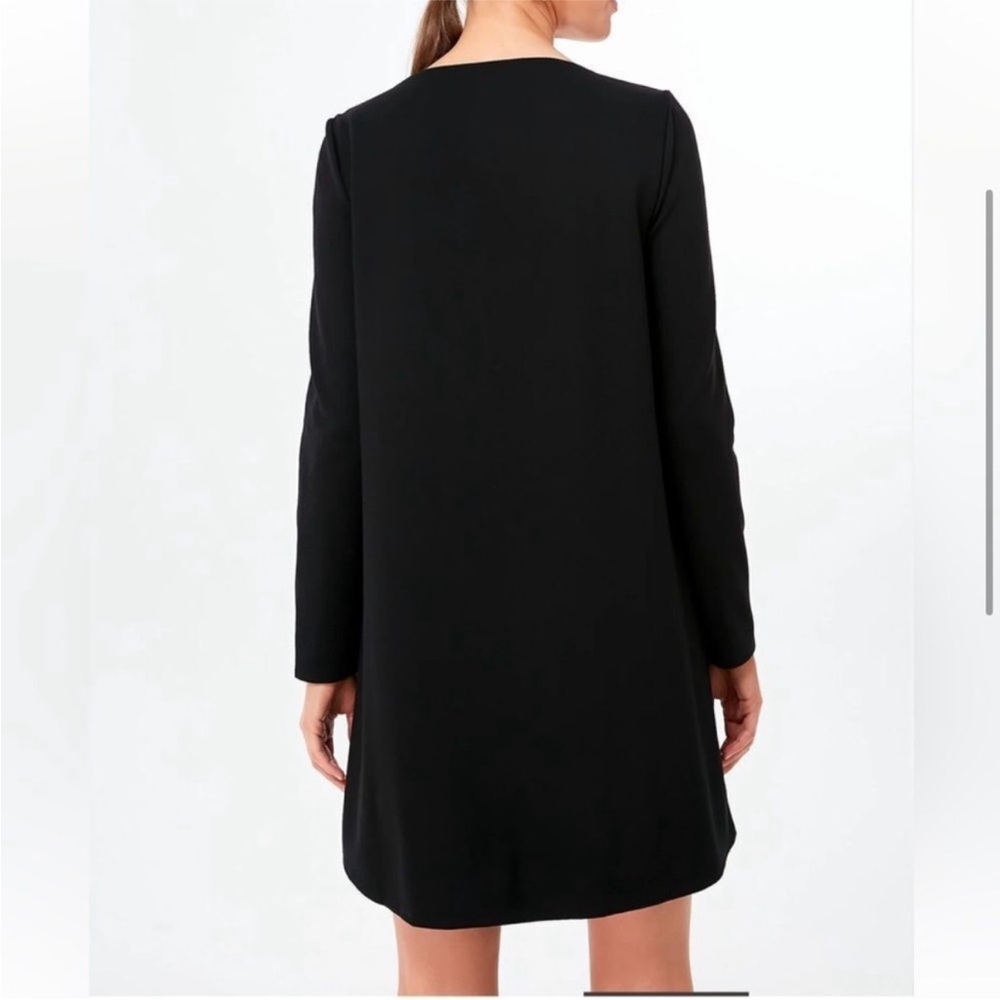 Tuckernuck Black Square Neck Long Sleeve Shift Dress (XS) - Picture 3 of 7